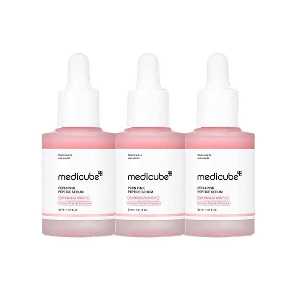 Medicube PDRN Pink Peptide Serum – 3 Pack | 3 × 30mL