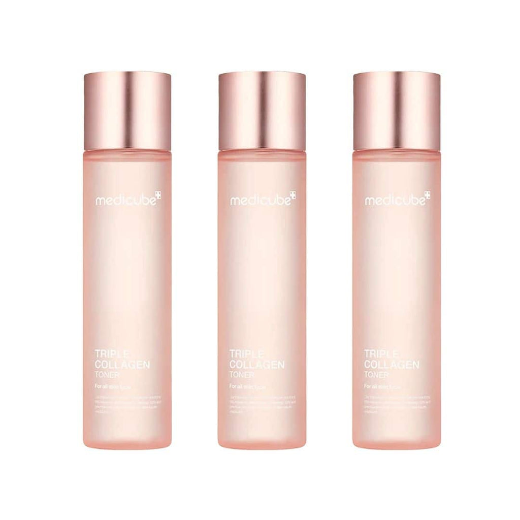Medicube Triple Collagen Toner 4.0 – 3 Pack | 3 × 140 mL