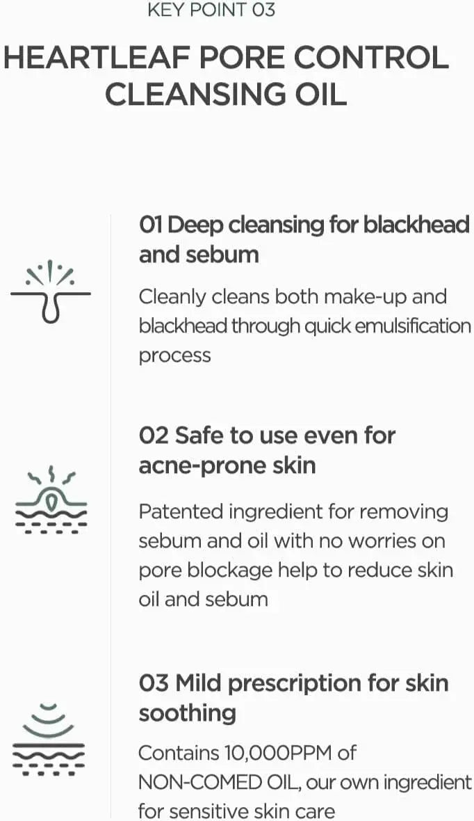 ANUA Heartleaf Pore Control Cleansing Oil – 200mL