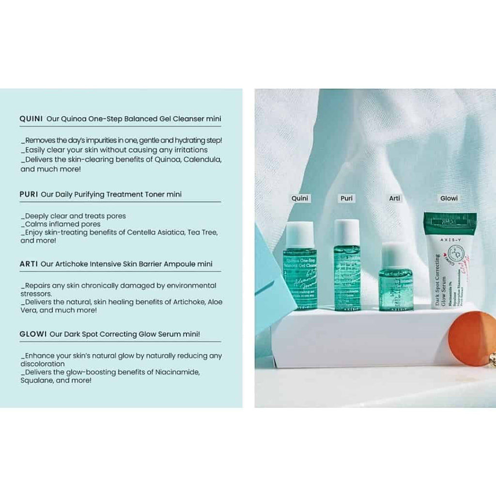 AXIS-Y The Mini Glow Set – 4-Piece Skincare Discovery Kit