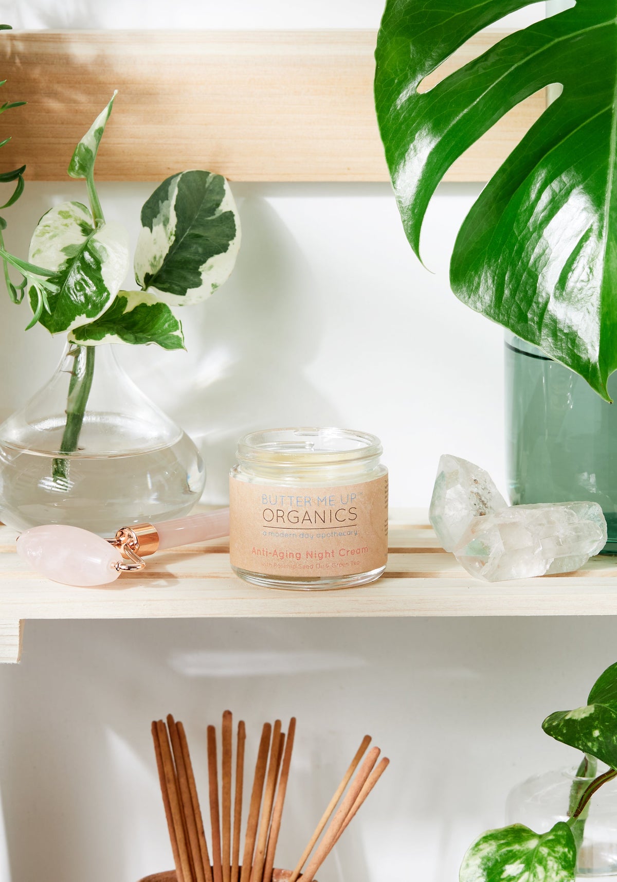 Organic Night Cream – Green Tea, Rosehip & Avocado Oil