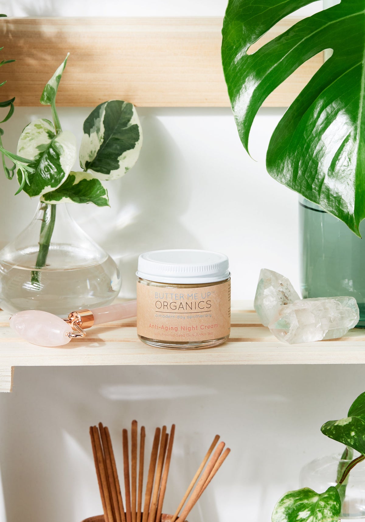 Organic Night Cream – Green Tea, Rosehip & Avocado Oil