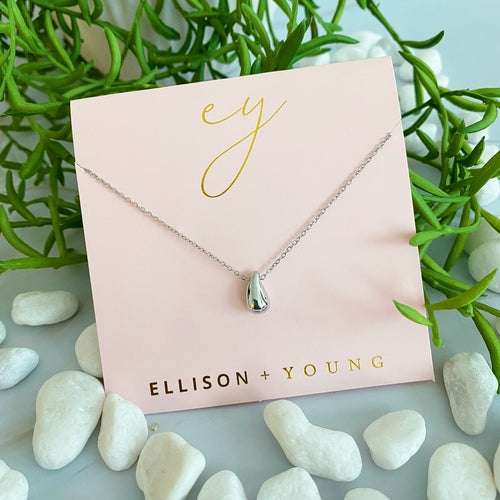 Mini Teardrop Gold Pendant Necklace