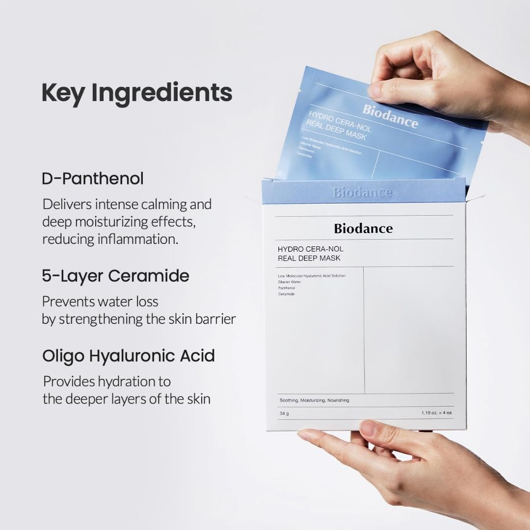 Biodance Hydro Cera-Nol Real Deep Mask – 4 Pack