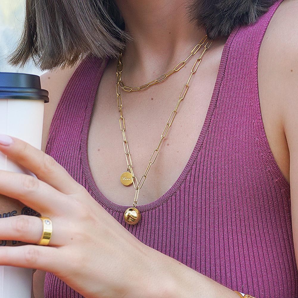 Linear Link Jewelry Set – 3 Pieces