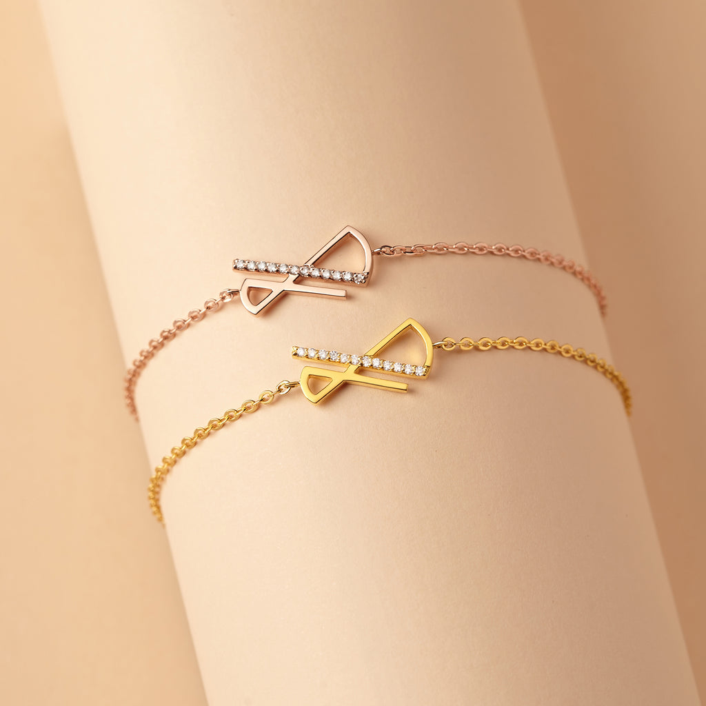 Infinity Charm Sterling Silver Bracelet