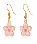 Epoxy Flower Dangle Earrings