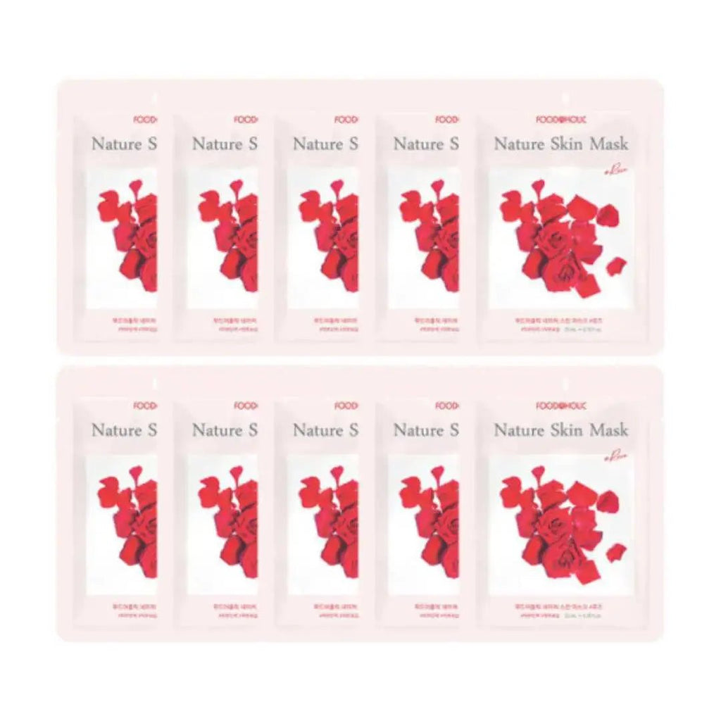 Foodaholic Nature Skin Pearl Radiance Sheet Masks – 10 Pack