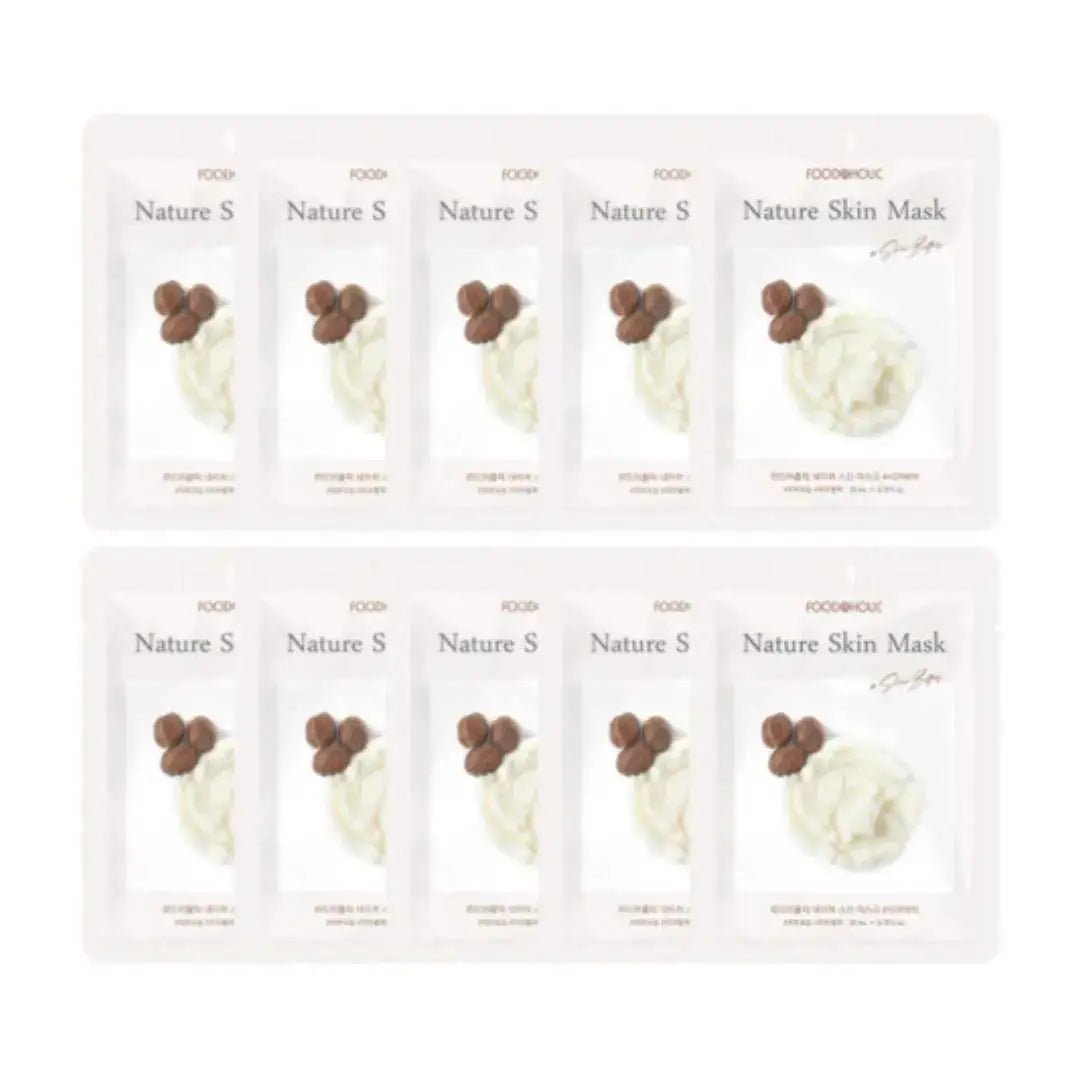 Foodaholic Nature Skin Shea Butter Nourishing Sheet Masks – 10 Pack