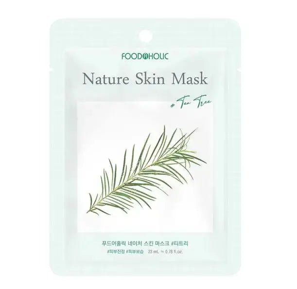 Foodaholic Nature Skin Tea Tree Clarifying Sheet Masks – 10 Pack