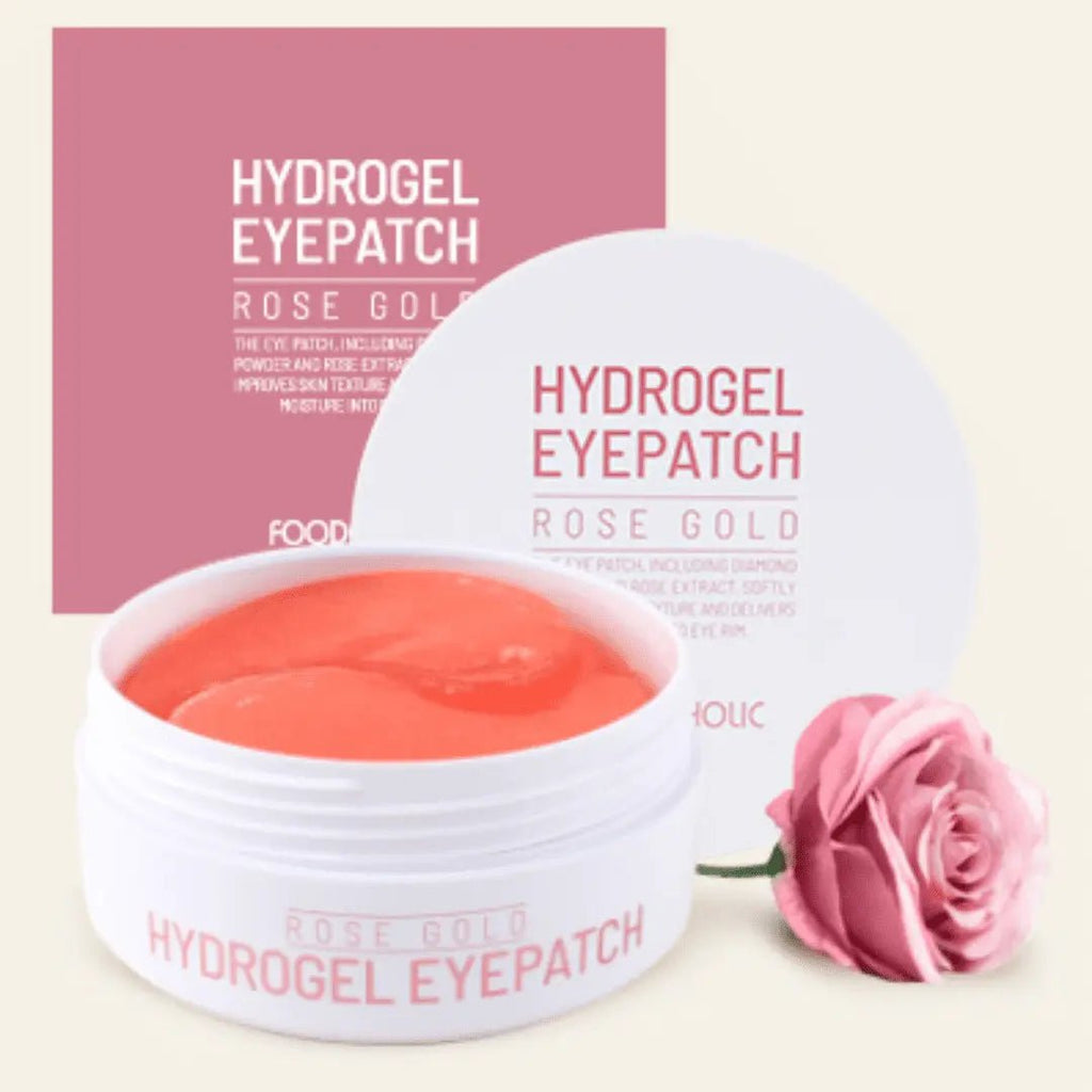 Foodaholic Rose Gold Hydrogel Eye Patches – 60 Patches