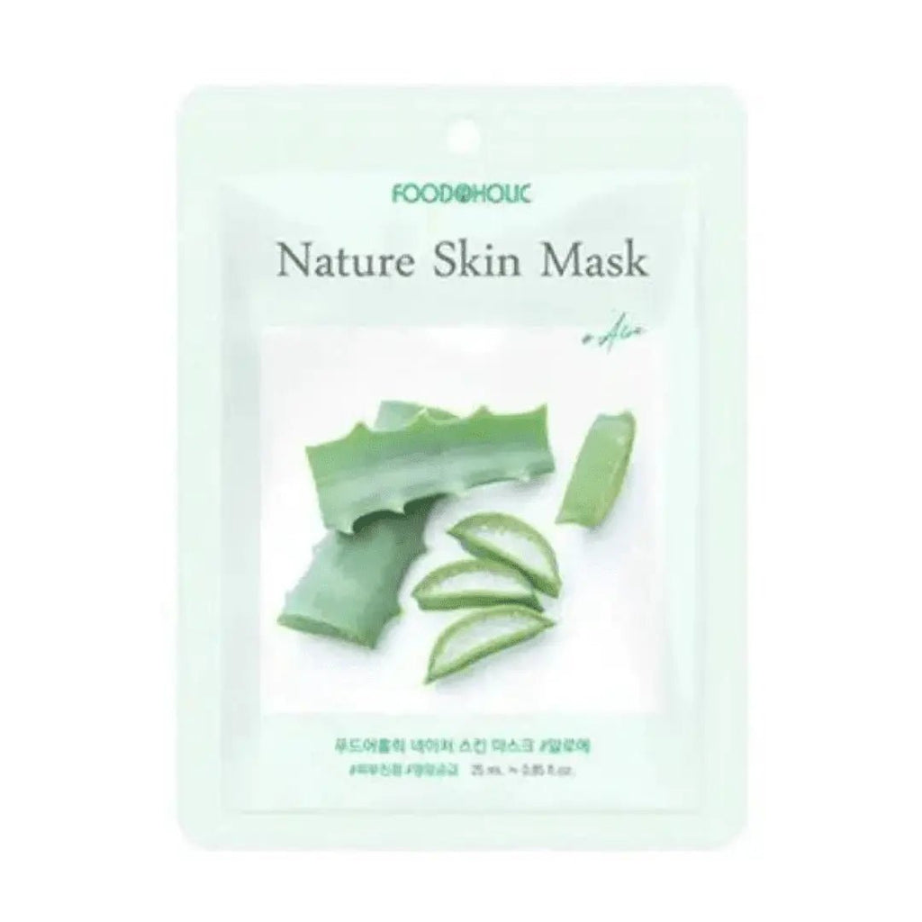 Foodaholic Nature Skin Aloe Soothing Sheet Masks – 10 Pack