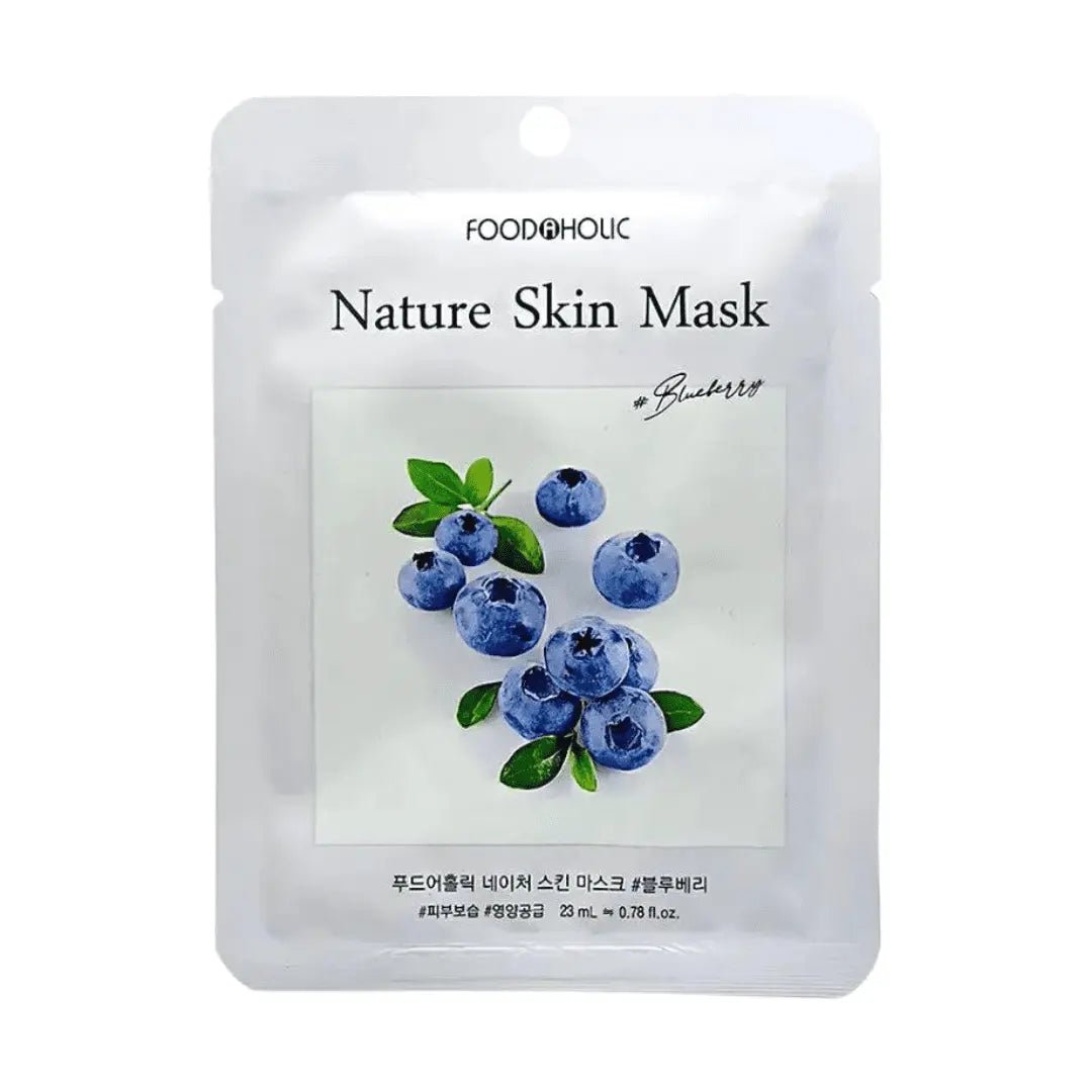 Foodaholic Nature Skin Blueberry Radiance Sheet Masks – 10 Pack
