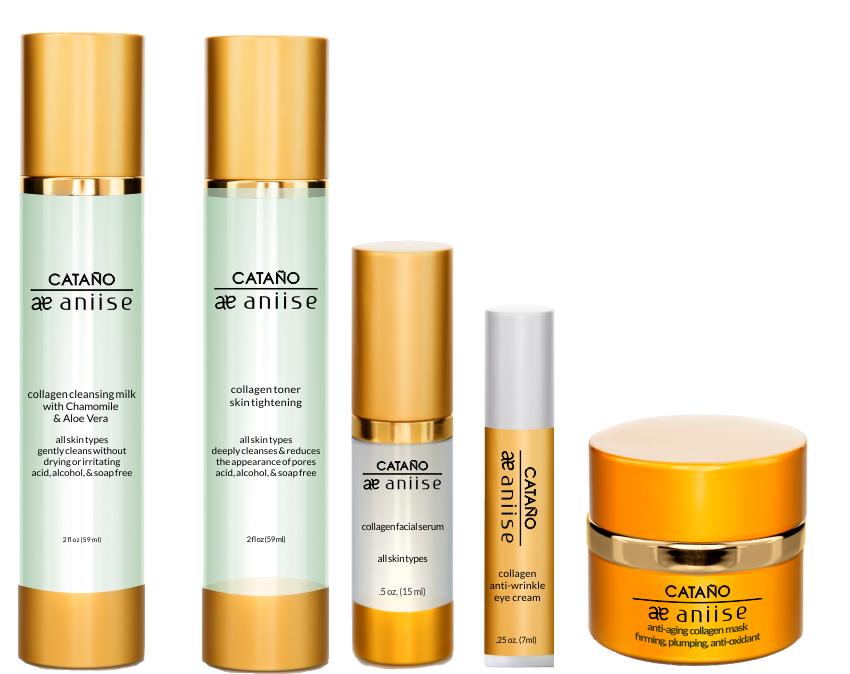 Aniise Collagen Anti-Aging 5-Piece Skincare Set by Adriana Cataño