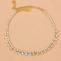 Rhinestone Water Drop Anklet for Women – Elegant Foot Jewelry
