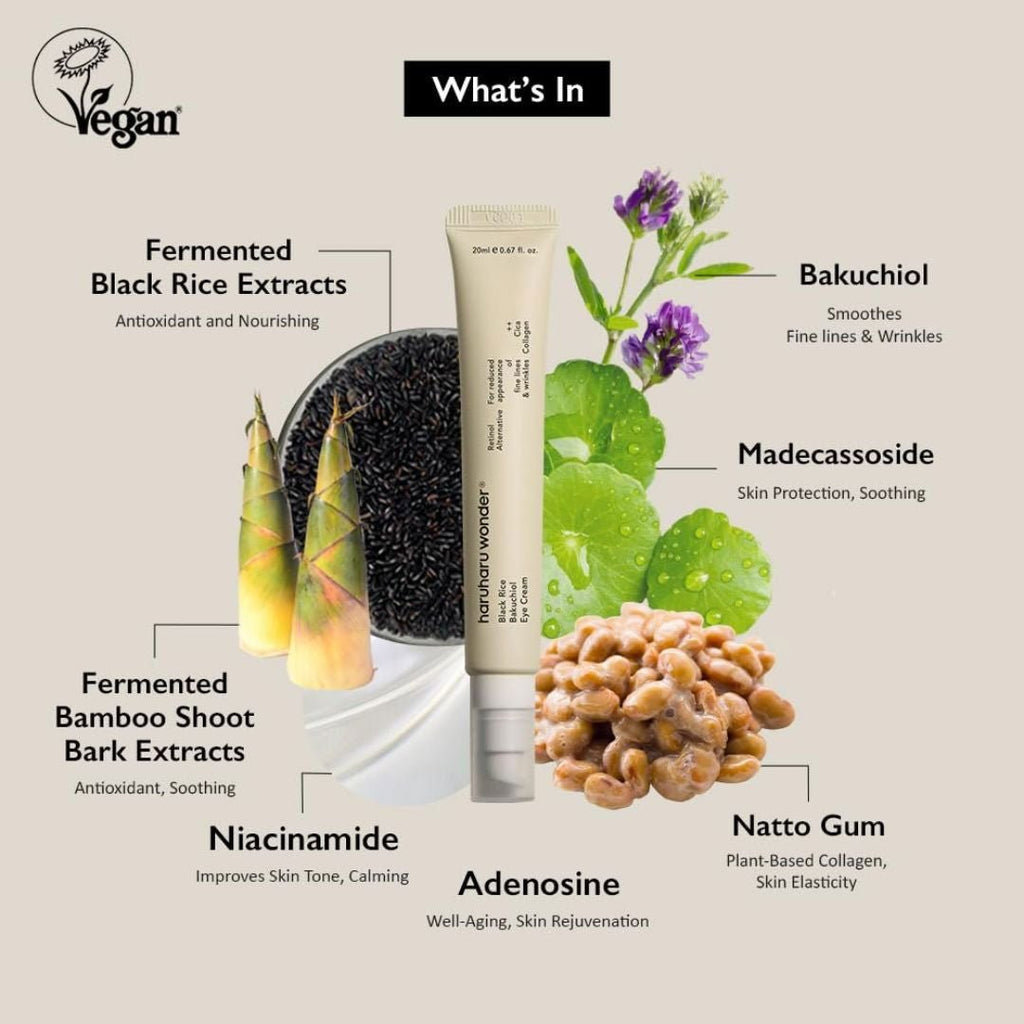 HARUHARU WONDER Black Rice Bakuchiol Eye Cream – 20mL