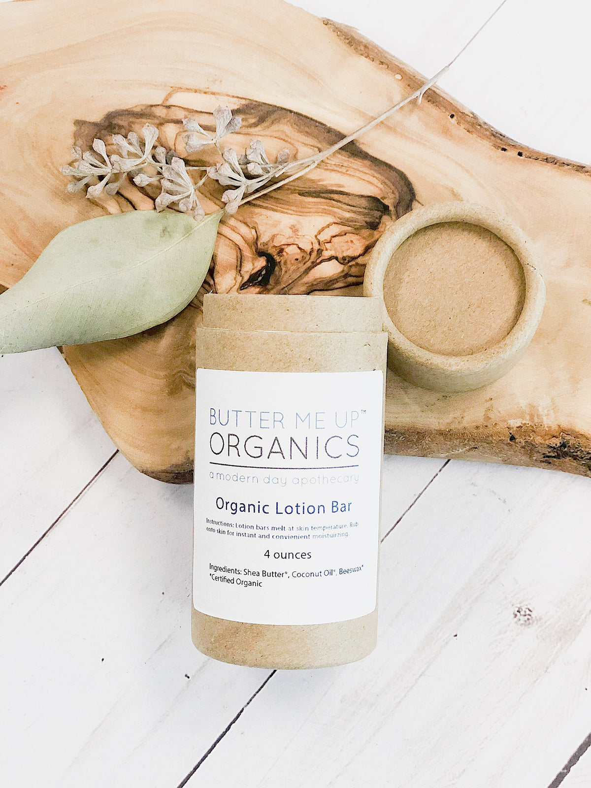 Organic Lotion Bar – Shea Butter & Coconut Oil
