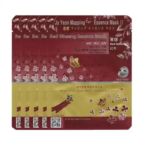 Ja Yeon Mapping Red Ginseng Anti-Inflammatory Mask - 5 Units