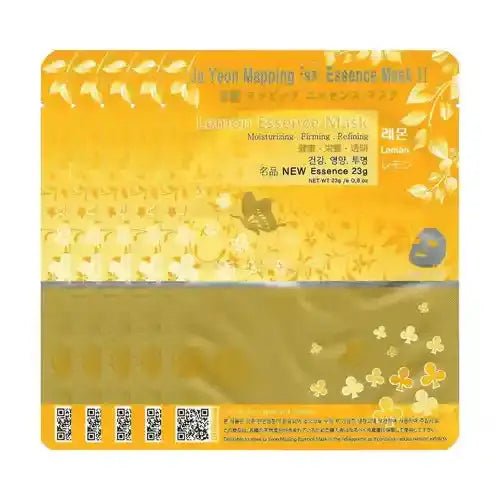 Ja Yeon Mapping Lemon Nourishing Sheet Masks – 5 Pack