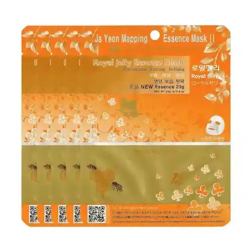 Ja Yeon Mapping Royal Jelly Nourishing Sheet Masks – 5 Pack