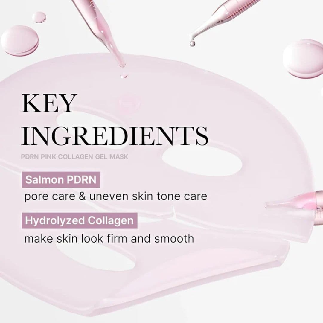 Medicube PDRN Pink Collagen Gel Masks – 4 Pack