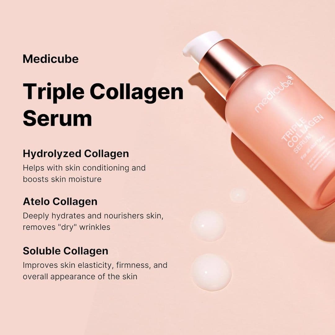 Medicube Triple Collagen Serum 4.0 – 3 Pack | 3 × 55mL