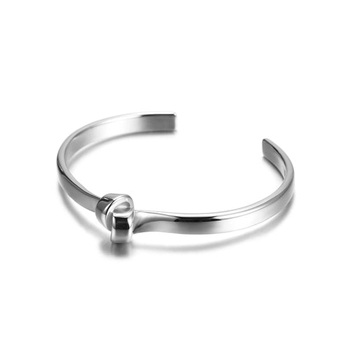 Love Knot Gold Cuff Bracelet