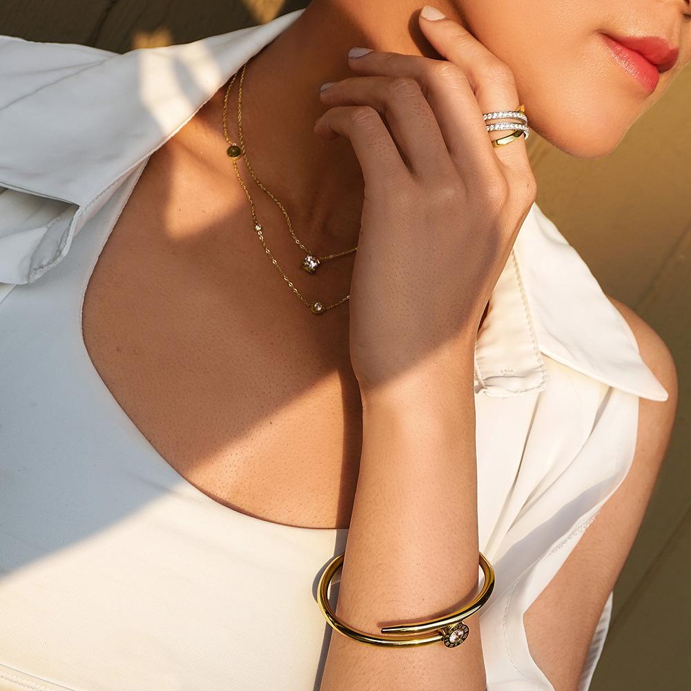 Cubic Zirconia Jewelry Set – 4 Pieces