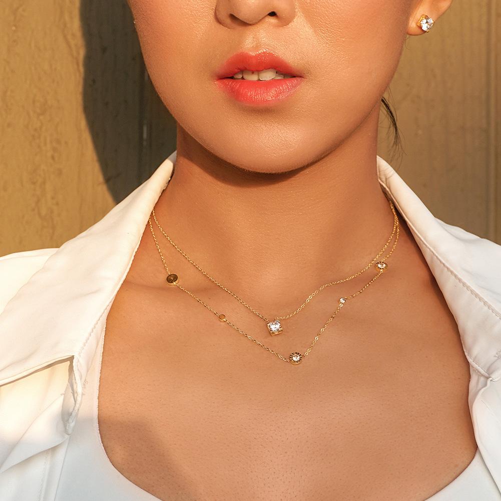 Cubic Zirconia Jewelry Set – 4 Pieces