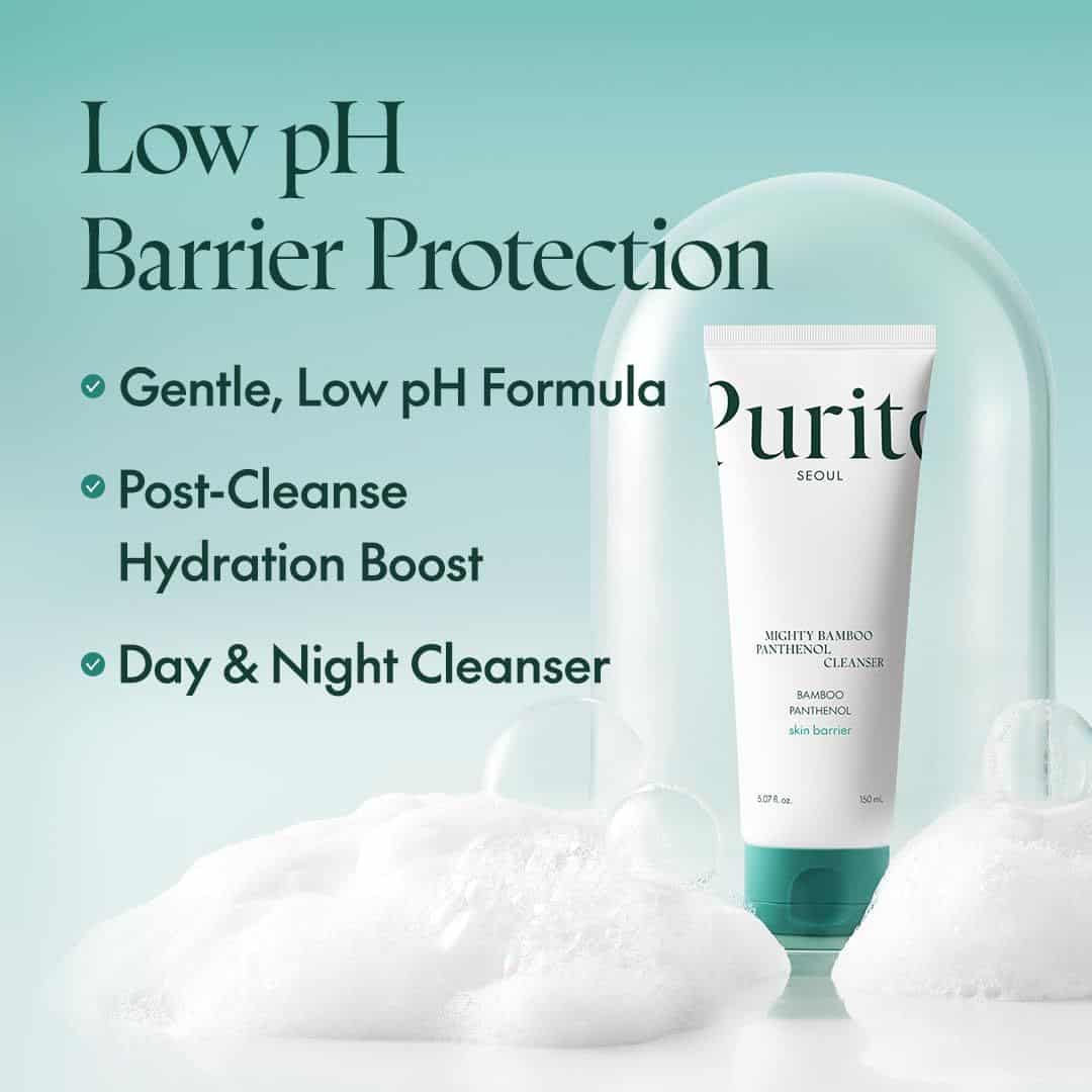 PURITO SEOUL Mighty Bamboo Panthenol Cleanser – 150mL