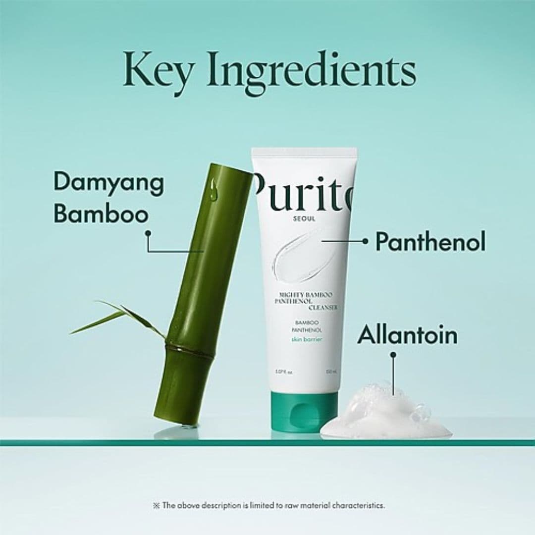PURITO SEOUL Mighty Bamboo Panthenol Cleanser – 150mL