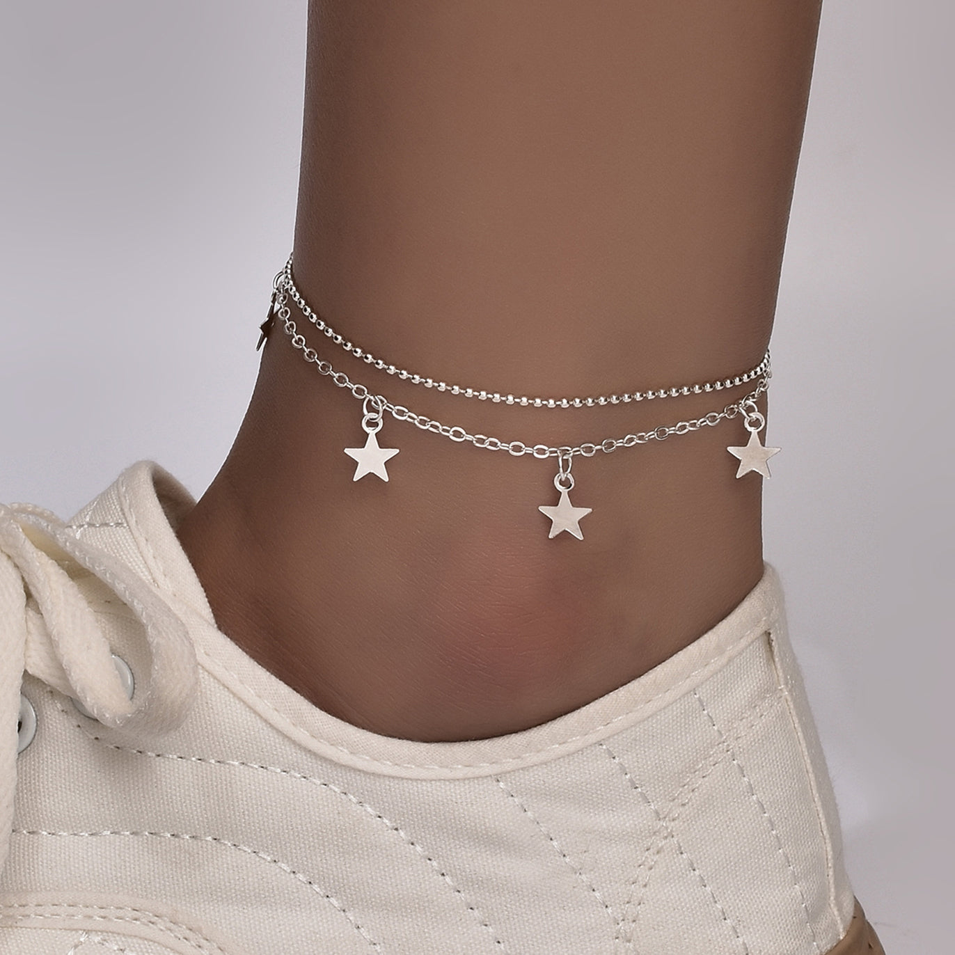 Butterfly Boho Anklet Bracelet With Adjustable Chain
