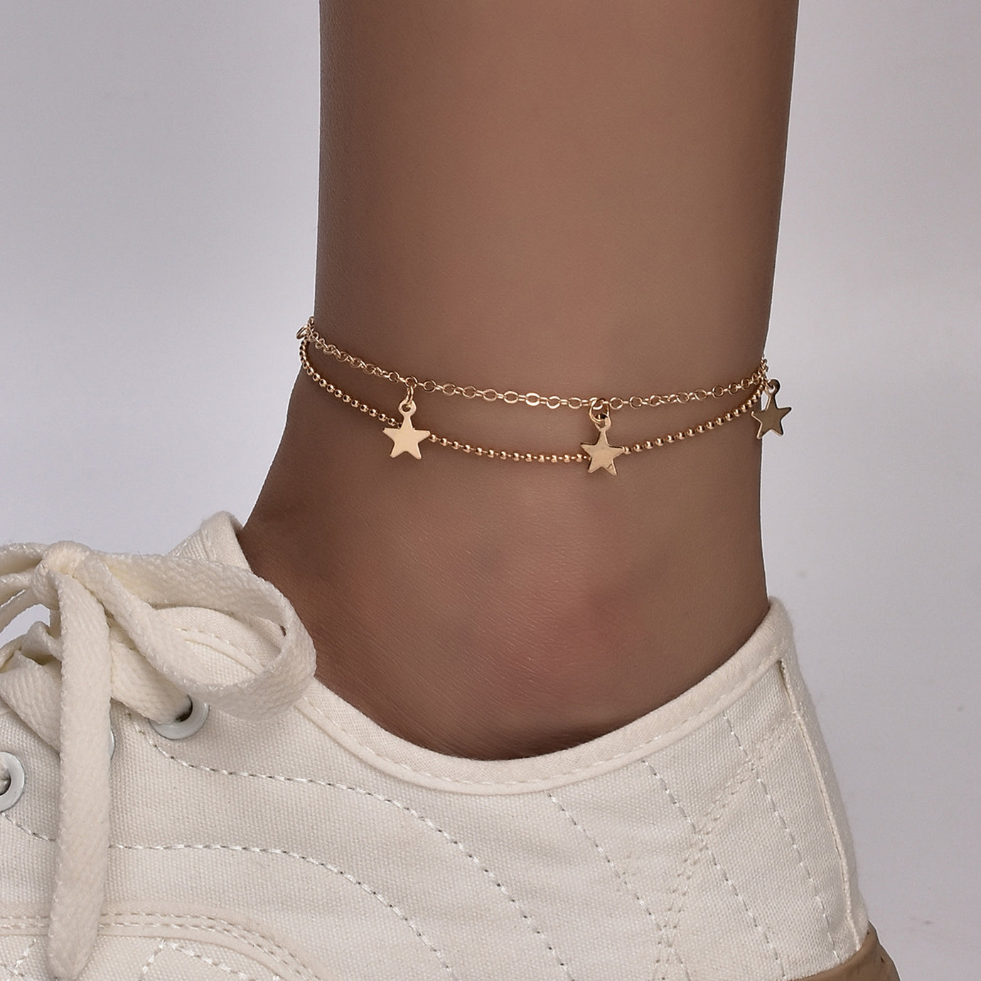 Butterfly Boho Anklet Bracelet With Adjustable Chain