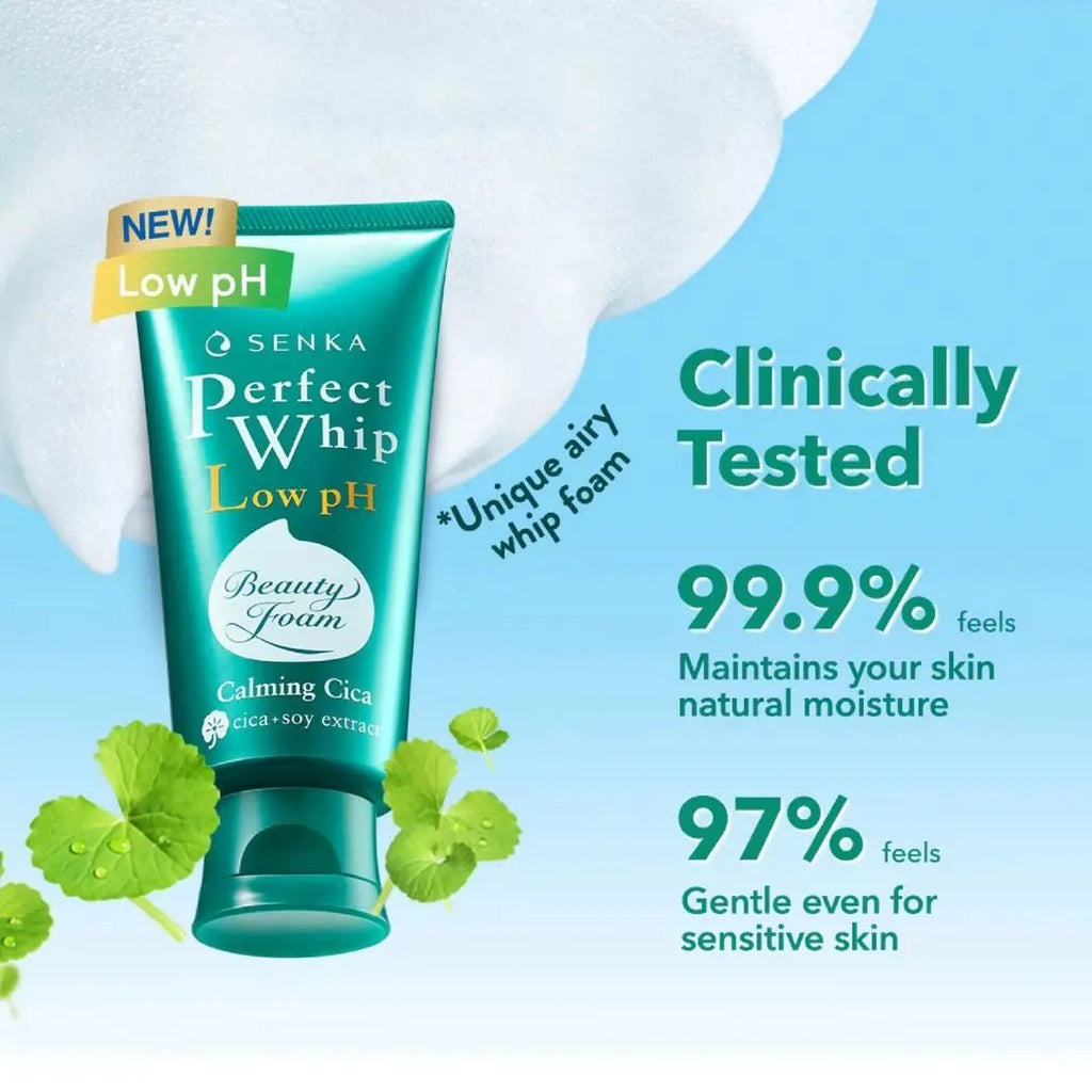 SENKA Perfect Whip Low pH Calming Cica Cleanser – 100g