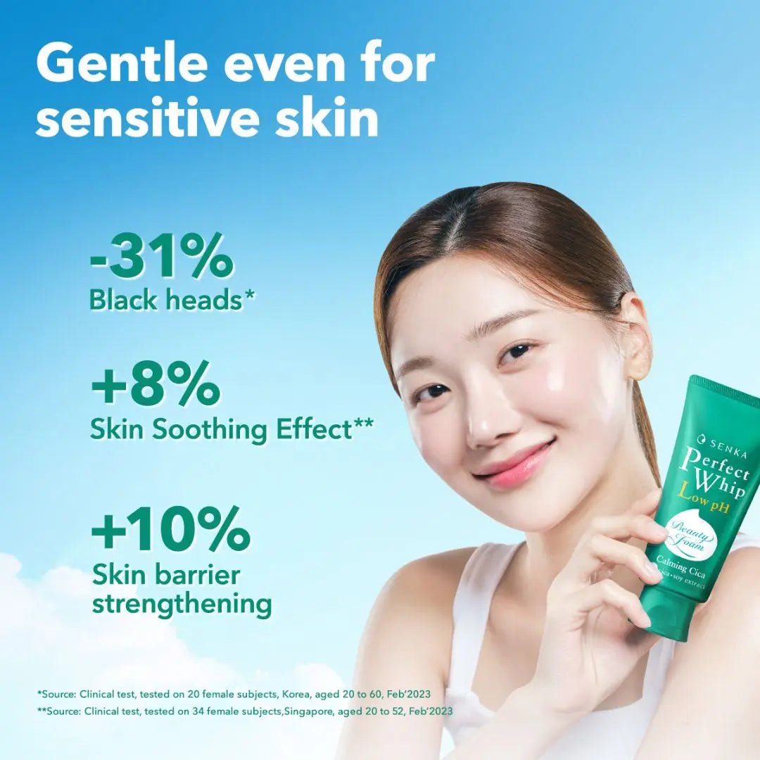 SENKA Perfect Whip Low pH Calming Cica Cleanser – 100g