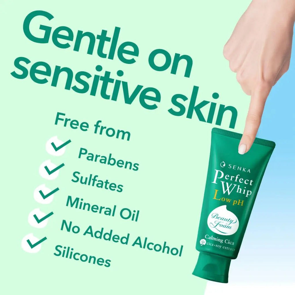 SENKA Perfect Whip Low pH Calming Cica Cleanser – 100g