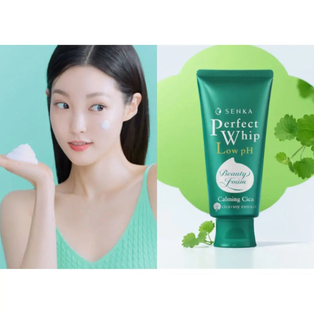 SENKA Perfect Whip Low pH Calming Cica Cleanser – 100g