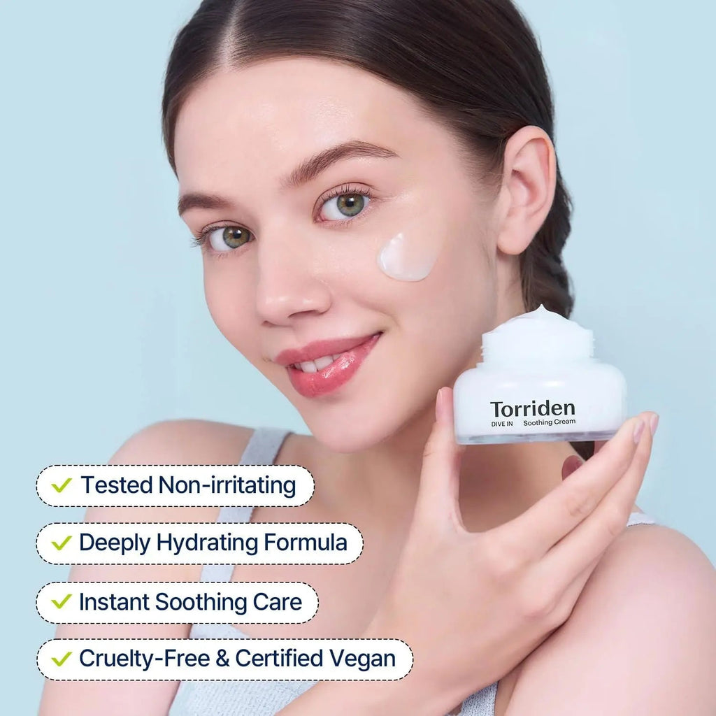 Torriden DIVE-IN Hyaluronic Acid Soothing Cream 3-Pack – 3 × 100ml
