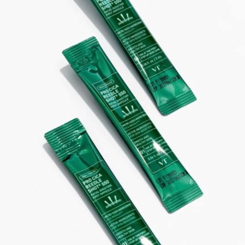 VT Pro Cica Reedle Shot S50 Facial Boosting Ampoule – 2 mL × 6