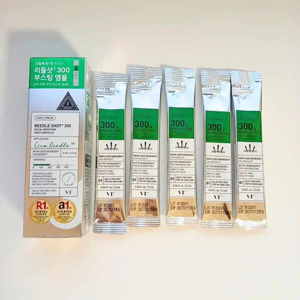 VT Reedle Shot 300 Facial Boosting Ampoule – 2 mL × 6
