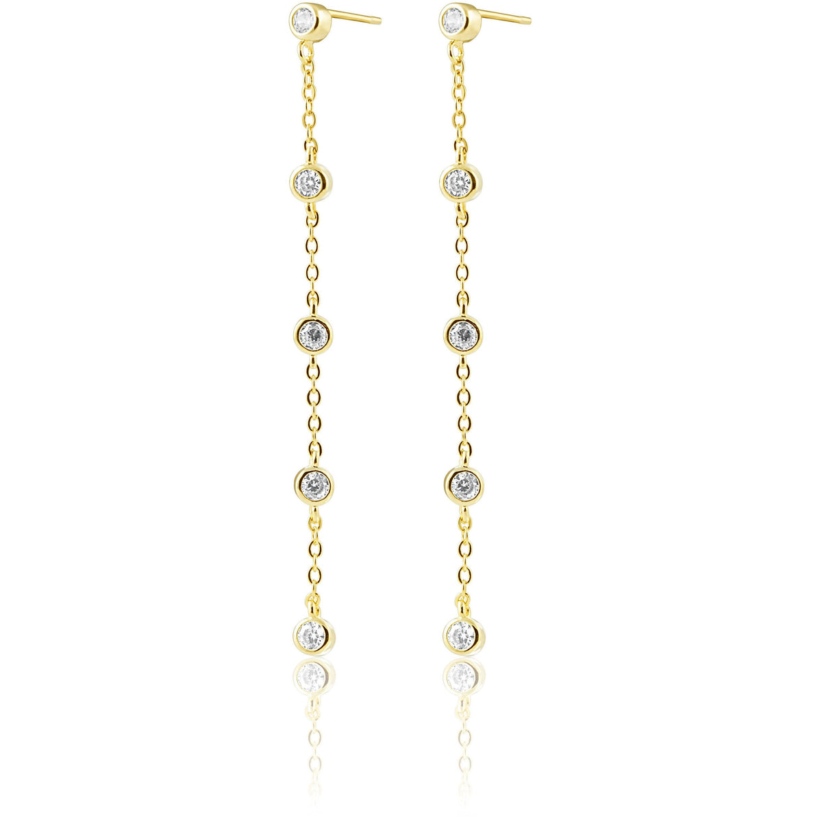 Capri Gold Drop Earrings