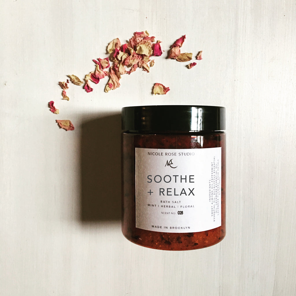 Soothe + Relax Botanical Bath Soak with Rose & Lavender