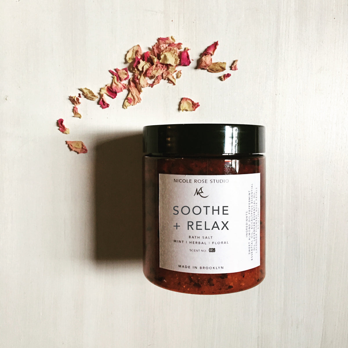 Soothe + Relax Botanical Bath Soak with Rose & Lavender