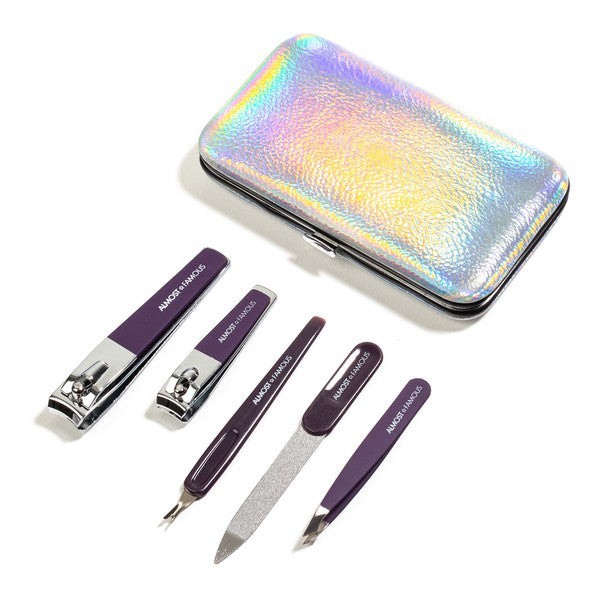 Almost Famous Deluxe Manicure Kit – 5-Piece Set with Travel Case