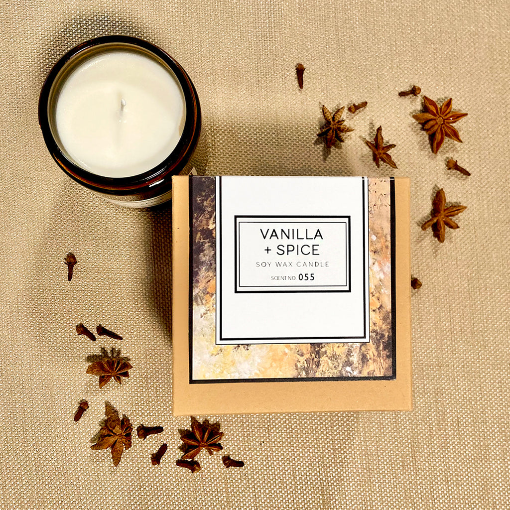 Vanilla & Spice Soy Candle – 8 oz
