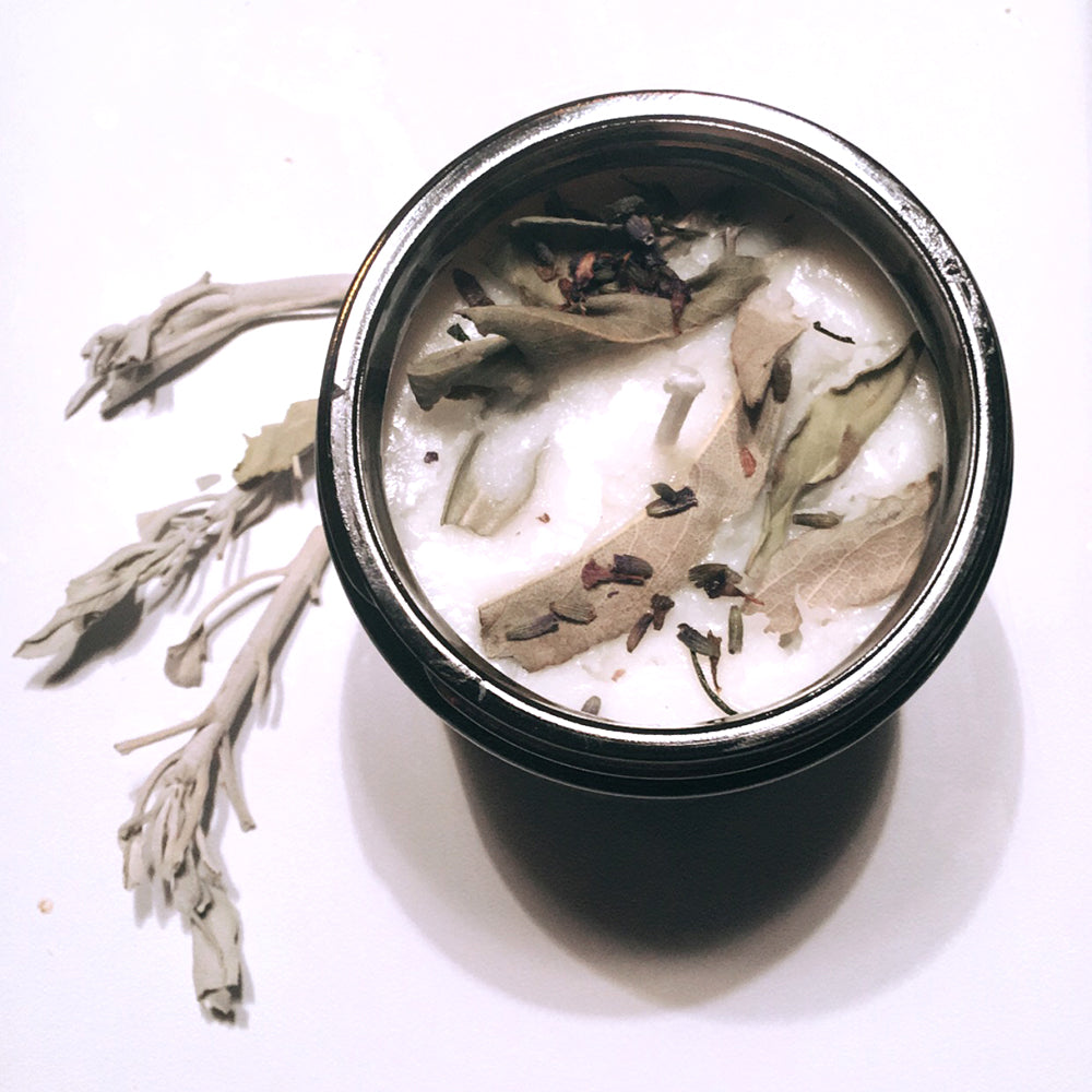 Lavender & White Sage Soy Candle