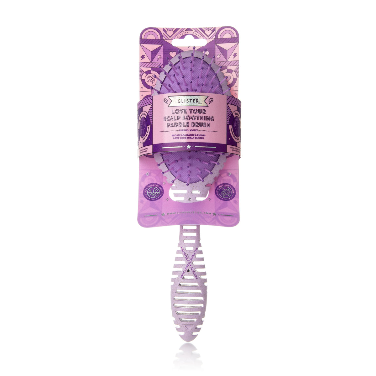 Love Your Scalp Soothing Eco Paddle Brush – Detangling & Scalp Massage