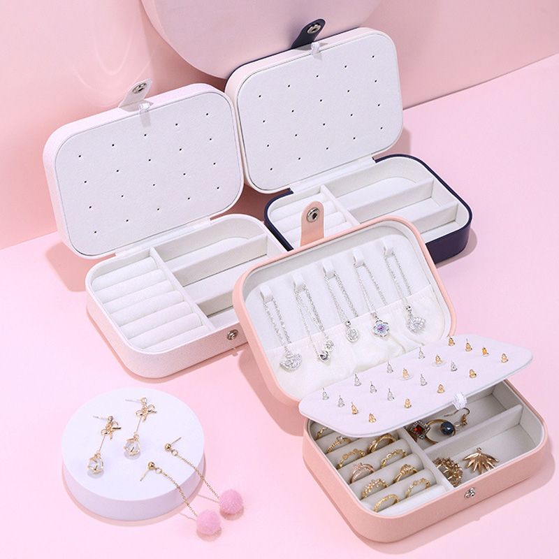 Portable Jewelry Organizer Travel Case – Compact Jewelry Storage Box