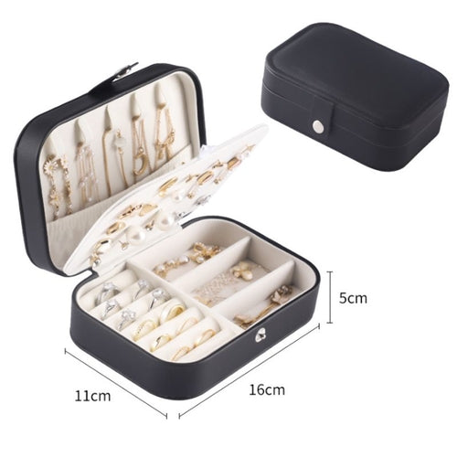 Portable Jewelry Organizer Travel Case – Compact Jewelry Storage Box