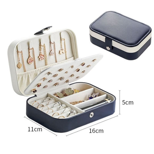 Portable Jewelry Organizer Travel Case – Compact Jewelry Storage Box